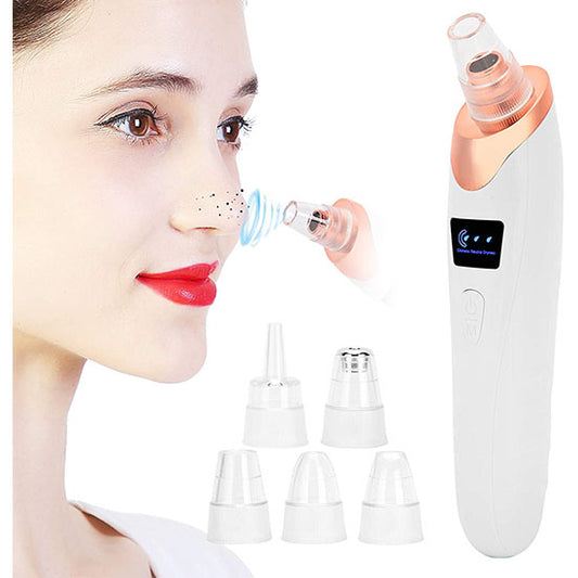 5 in 1 Electric Blackhead Remover Vacuum Acne Cleaner Black Spots Removal Face Pore Cleaner